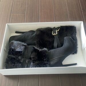 This are some brand new Luxe black boot heels. Never worn